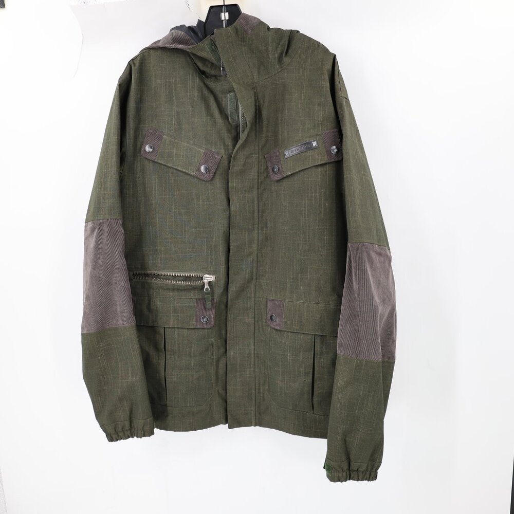 Vintage Ronin Ski jacket Men's Large Flank snowboard Full Zip Hooded Pockets